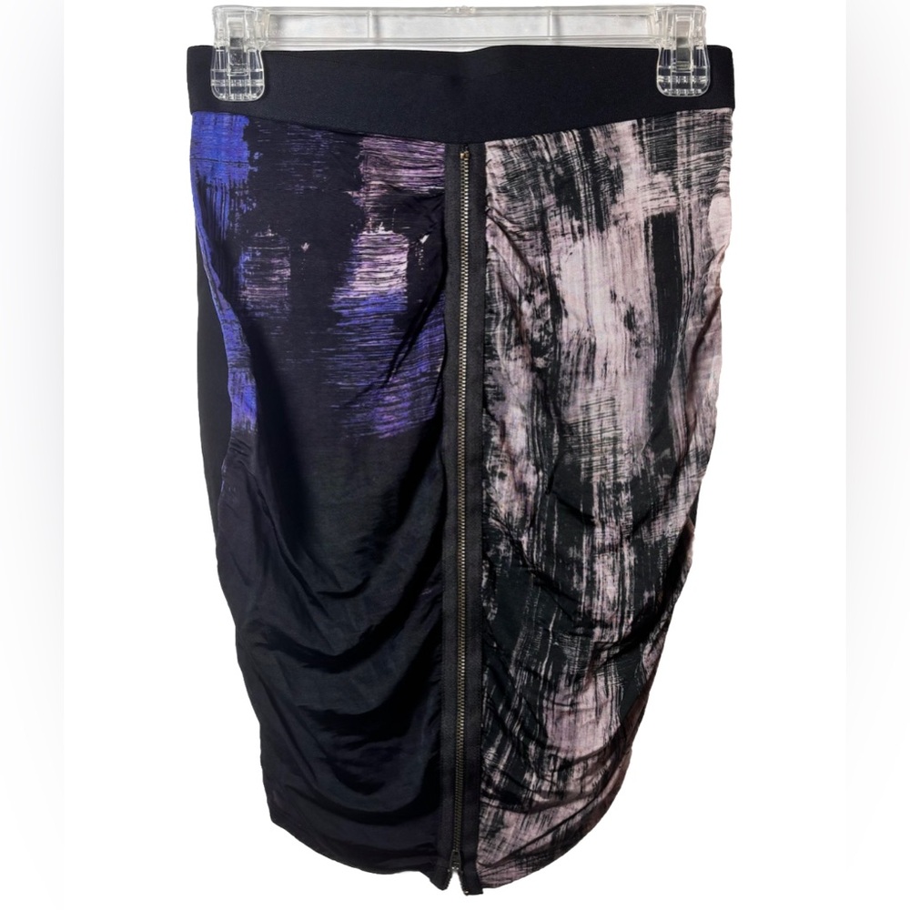 Women’s ruched Abstract design Pencil Skirt retro Y2K Fairygrunge